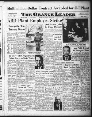 Primary view of object titled 'The Orange Leader (Orange, Tex.), Vol. 63, No. 54, Ed. 1 Thursday, March 3, 1966'.
