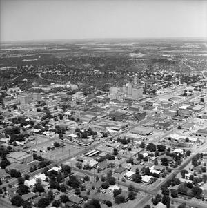 Primary view of [An Aerial View of Mineral Wells From the Southwest]