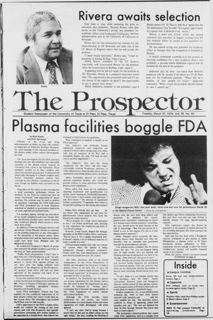Primary view of The Prospector (El Paso, Tex.), Vol. 45, No. 50, Ed. 1 Tuesday, March 27, 1979