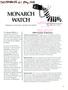 Journal/Magazine/Newsletter: The Texas Monarch Watch, Volume 4, Number 1, Spring 1996