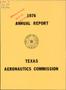 Report: Texas Aeronautics Commission Annual Report: 1976