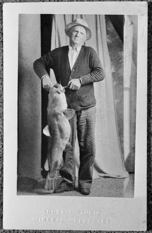Primary view of object titled '[A Man with a Catfish]'.