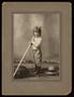 Photograph: [Portrait of an Unknown Child with a Pitchfork]