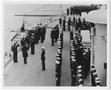 Photograph: [Officers and Enlisted Men Aboard U.S.S. Arizona During Command Chang…