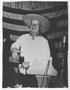 Photograph: [Chester W. Nimitz in Texas Regalia, #2]