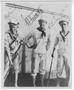 Photograph: [Naval Academy Classmates Chester W. Nimitz, George Stewart, and Roya…