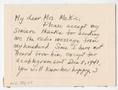 Primary view of [Letter from Stella Lauriat to Cecelia McKie - May 24, 1943]
