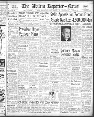 Primary view of object titled 'The Abilene Reporter-News (Abilene, Tex.), Vol. 61, No. 139, Ed. 2 Thursday, November 6, 1941'.