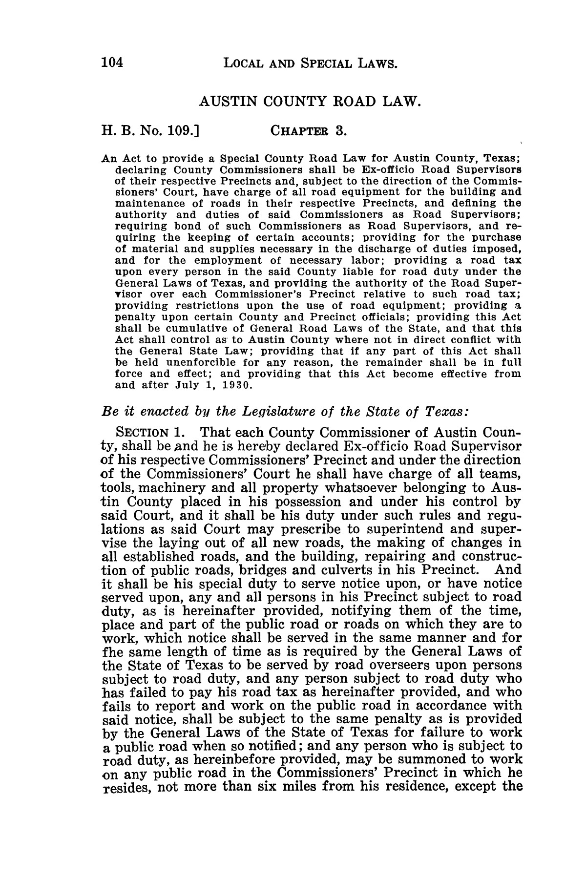 The Laws of Texas, 1929-1931 [Volume 27]
                                                
                                                    [Sequence #]: 418 of 1943
                                                