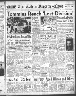 Primary view of object titled 'The Abilene Reporter-News (Abilene, Tex.), Vol. 64, No. 98, Ed. 1 Sunday, September 24, 1944'.