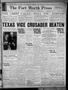 Newspaper: The Fort Worth Press (Fort Worth, Tex.), Vol. 10, No. 61, Ed. 2 Monda…