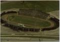 Primary view of [Aerial Photograph of North Texas State University, Fouts Field Stadium, 1983]