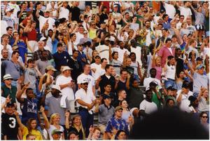 Primary view of object titled '[North Texas Football Spectators, 1998]'.