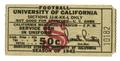 Text: [University of California Football Ticket]