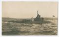 Primary view of [Nimitz Family Scrapbook: Submarine Postcard]