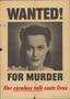 Poster: [Wanted for Murder]
