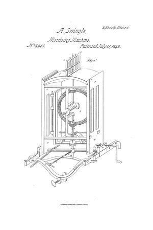 Primary view of object titled 'Boring and Mortising Machine.'.