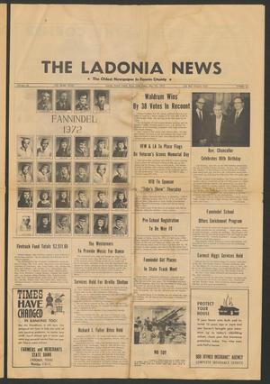 Primary view of object titled 'The Ladonia News (Ladonia, Tex.), Vol. 90, No. 50, Ed. 1 Friday, May 19, 1972'.