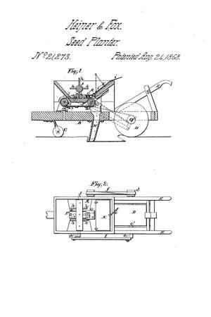Primary view of object titled 'Improvement in Seeding-Machines.'.
