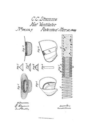 Primary view of object titled 'Improvement in Hat-Ventilators.'.