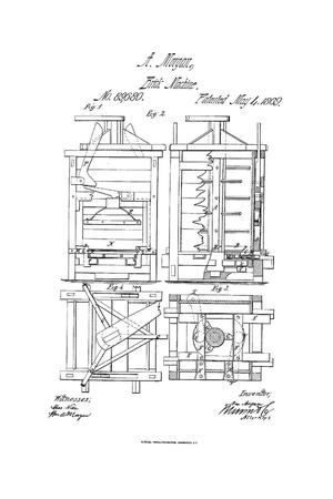 Primary view of object titled 'Improvement in Brick-Machines.'.