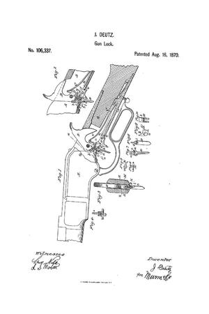 Primary view of object titled 'Improvement in Gun-Locks.'.