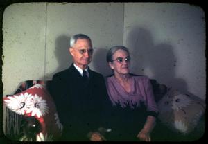 Primary view of object titled '[Photograph of Dr. Rev. R.D. Campbell and Wife]'.