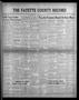Newspaper: The Fayette County Record (La Grange, Tex.), Vol. 29, No. 8, Ed. 1 Tu…