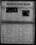 Newspaper: The Fayette County Record (La Grange, Tex.), Vol. 28, No. 31, Ed. 1 T…