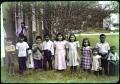 Photograph: [Photograph of Group of Children Outside]