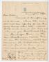 Letter: [Letter from Chester W. Nimitz to William Nimitz, 1903]
