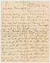 Letter: [Letter from Chester W. Nimitz to Charles Henry Nimitz, January 1906]