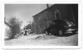 Photograph: [People and a Car Outside of a Church in Del Rio]
