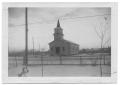 Photograph: [Front View of the Presbyterian Mission at Bonita Gardens]
