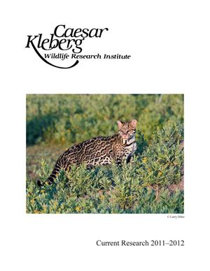 Primary view of object titled 'Caesar Kleberg Wildlife Research Institute Report of Current Research: 2012'.