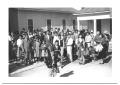 Primary view of [Hispanic Presbyterian Congregation Outside of a Church]