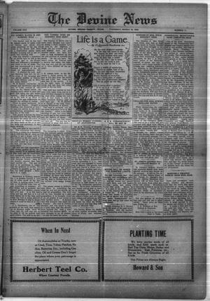 Primary view of object titled 'The Devine News (Devine, Tex.), Vol. 30, No. 11, Ed. 1 Thursday, March 18, 1926'.