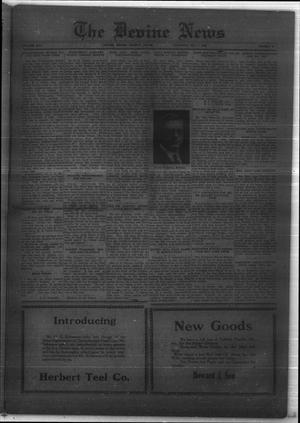 Primary view of object titled 'The Devine News (Devine, Tex.), Vol. 30, No. 37, Ed. 1 Thursday, October 7, 1926'.