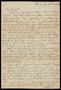 Letter: [Letter from Felix Butte to Elizabeth Kirkpatrick - Sunday April 16, …