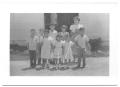Primary view of [Young Children and a Teacher Assembled for a Class Portrait]