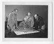Primary view of [Admiral Chester W. Nimitz and Others Looking Over a Map]