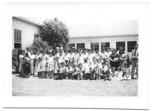 Primary view of object titled '[School Portrait of a Large Group of Children]'.