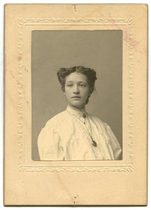 Primary view of object titled '[Portrait of a Young Girl]'.