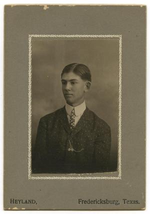Primary view of object titled '[Portrait of Walter Tatsch]'.