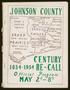 Primary view of Johnson County Century Re-Call, 1854-1954: Official Program, May 2nd-8th.