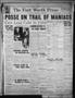 Newspaper: The Fort Worth Press (Fort Worth, Tex.), Vol. 9, No. 208, Ed. 2 Tuesd…