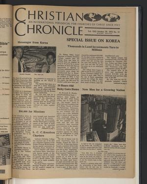 Christian Chronicle (Nashville, Tenn.), Vol. 30, No. 21, Ed. 1 Tuesday, October 23, 1973