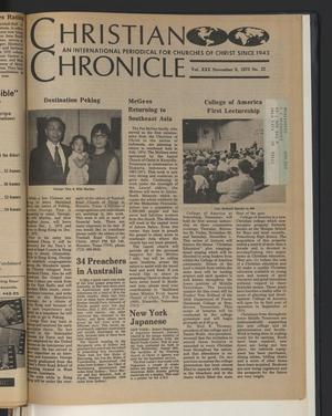 Christian Chronicle (Nashville, Tenn.), Vol. 30, No. 22, Ed. 1 Tuesday, November 6, 1973