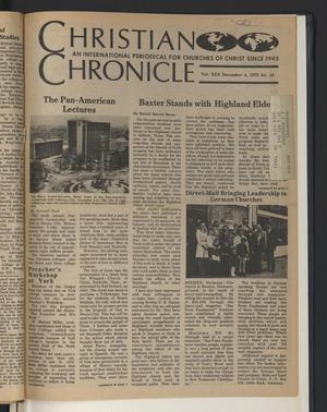 Christian Chronicle (Nashville, Tenn.), Vol. 30, No. 24, Ed. 1 Tuesday, December 4, 1973