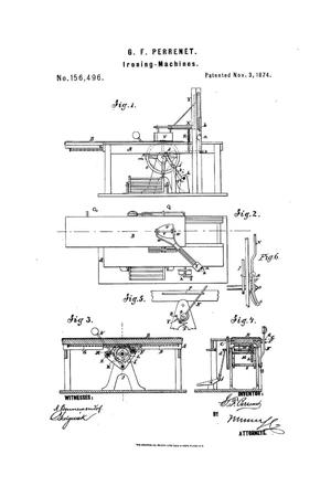 Primary view of object titled 'Improvement in Ironing-Machines.'.